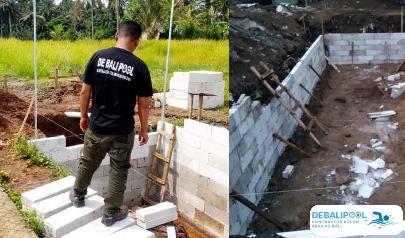 Pemasangan Bata Kolam Renang